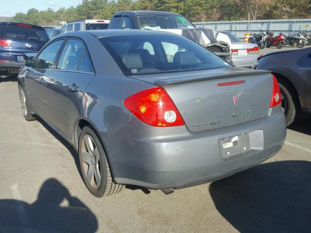 1G2ZG57B084300976 - 2008 PONTIAC G6 BASE GRAY photo 3