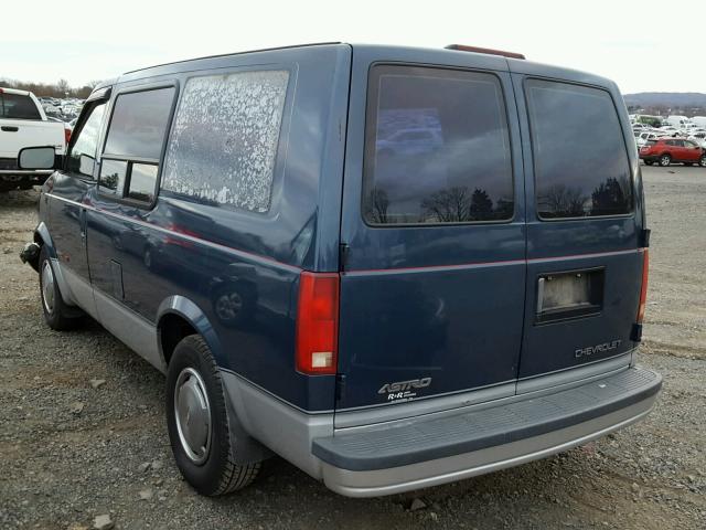 1GCDL19W6WB184587 - 1998 CHEVROLET ASTRO BLUE photo 3