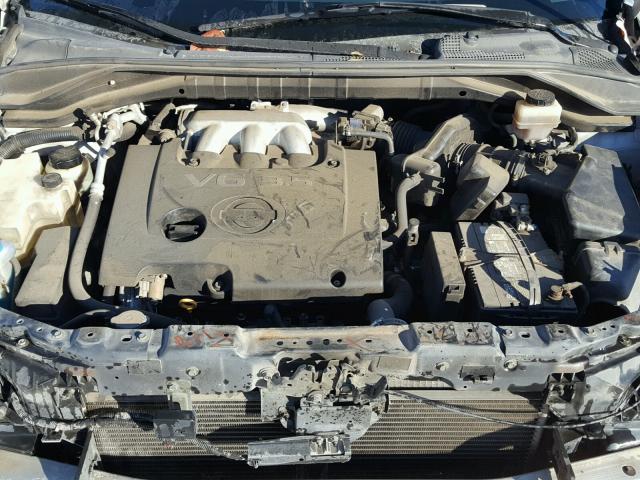 JN8AZ08T86W416946 - 2006 NISSAN MURANO SL SILVER photo 7