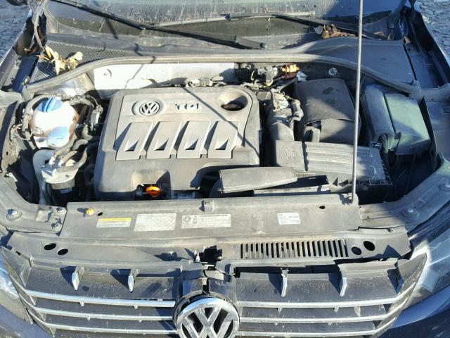 1VWCN7A31DC028326 - 2013 VOLKSWAGEN PASSAT SEL BLUE photo 7