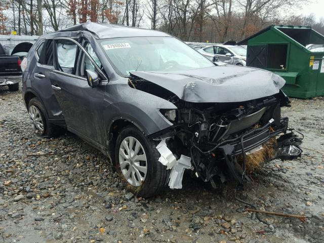 5N1AT2MV8EC812273 - 2014 NISSAN ROGUE S GRAY photo 1