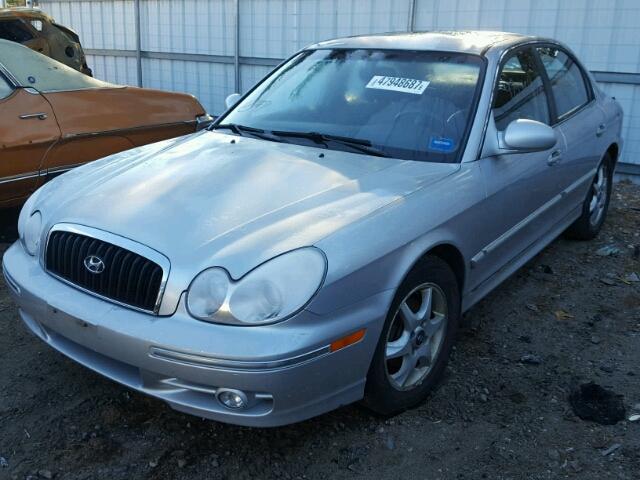 KMHWF35H55A188360 - 2005 HYUNDAI SONATA GLS SILVER photo 2