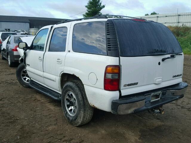 1GNEK13Z83J342348 - 2003 CHEVROLET TAHOE K150 WHITE photo 3