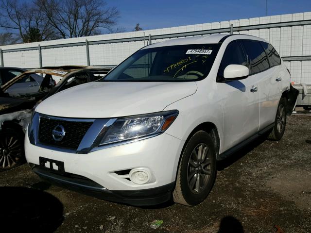 5N1AR2MN6EC666048 - 2014 NISSAN PATHFINDER WHITE photo 2