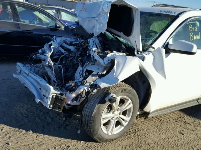 2GNALCEK8G6213729 - 2016 CHEVROLET EQUINOX LT WHITE photo 9