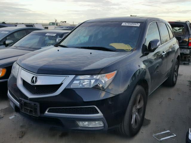 2HNYD2H20BH548534 - 2011 ACURA MDX BLACK photo 2