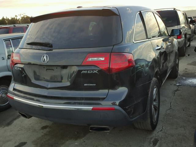 2HNYD2H20BH548534 - 2011 ACURA MDX BLACK photo 4