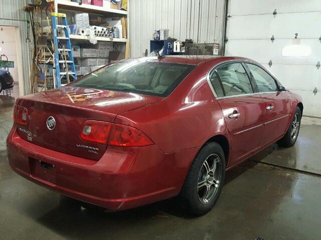 1G4HD57267U235514 - 2007 BUICK LUCERNE CX MAROON photo 4