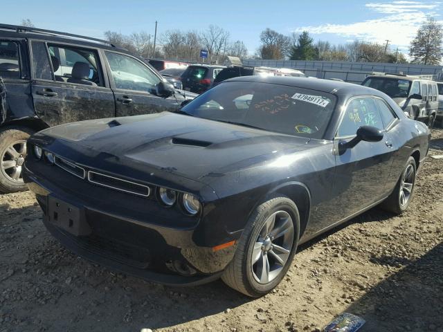 2C3CDZAGXFH701607 - 2015 DODGE CHALLENGER BLACK photo 2