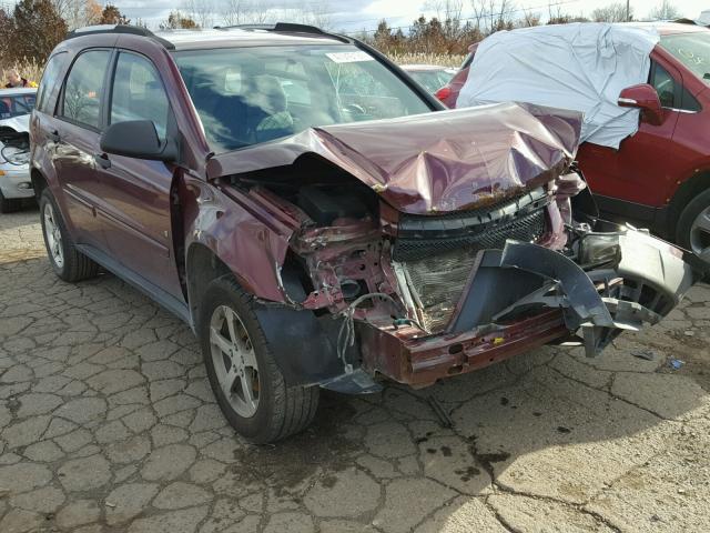 2CNDL13F576066412 - 2007 CHEVROLET EQUINOX LS BURGUNDY photo 1