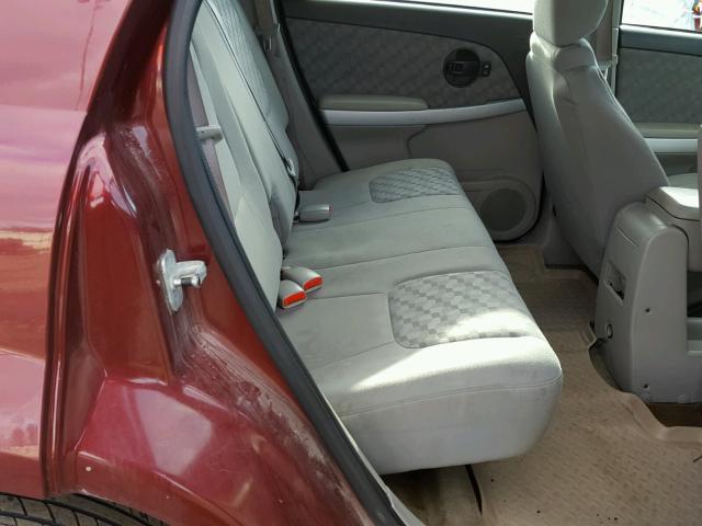 2CNDL13F576066412 - 2007 CHEVROLET EQUINOX LS BURGUNDY photo 6