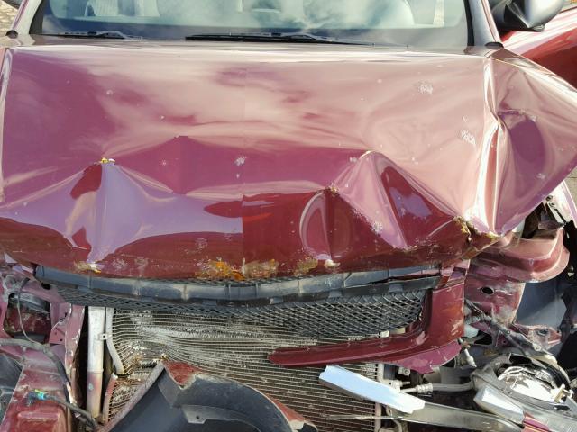 2CNDL13F576066412 - 2007 CHEVROLET EQUINOX LS BURGUNDY photo 7