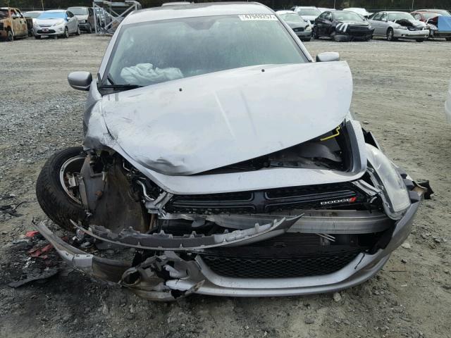 1C3CDFBB9FD186985 - 2015 DODGE DART SXT SILVER photo 9