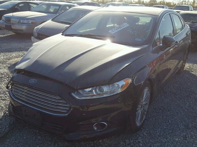 3FA6P0HD4GR214213 - 2016 FORD FUSION SE BLACK photo 2