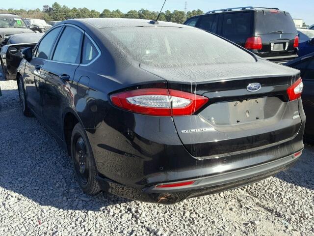 3FA6P0HD4GR214213 - 2016 FORD FUSION SE BLACK photo 3