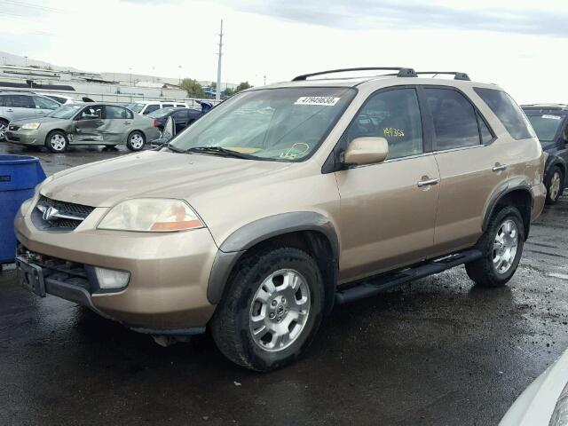 2HNYD18491H506082 - 2001 ACURA MDX GOLD photo 2