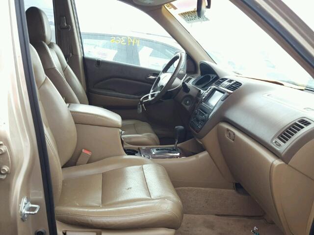 2HNYD18491H506082 - 2001 ACURA MDX GOLD photo 5