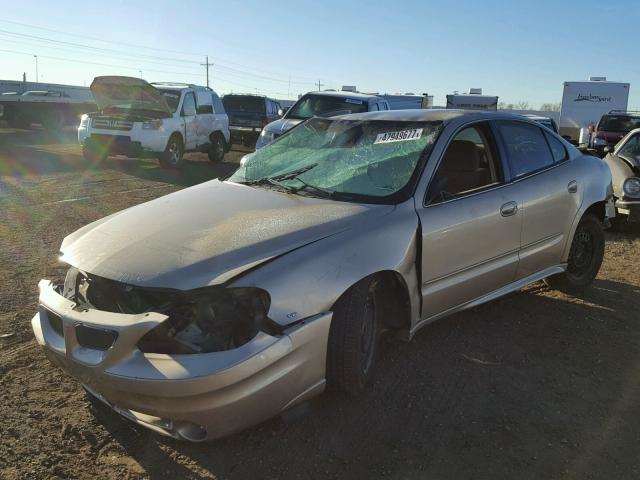 1G2NE52E85M137799 - 2005 PONTIAC GRAND AM S GOLD photo 2