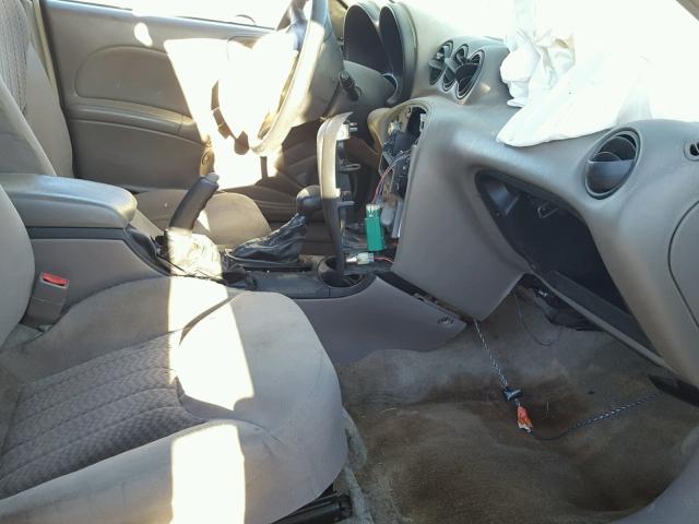 1G2NE52E85M137799 - 2005 PONTIAC GRAND AM S GOLD photo 5