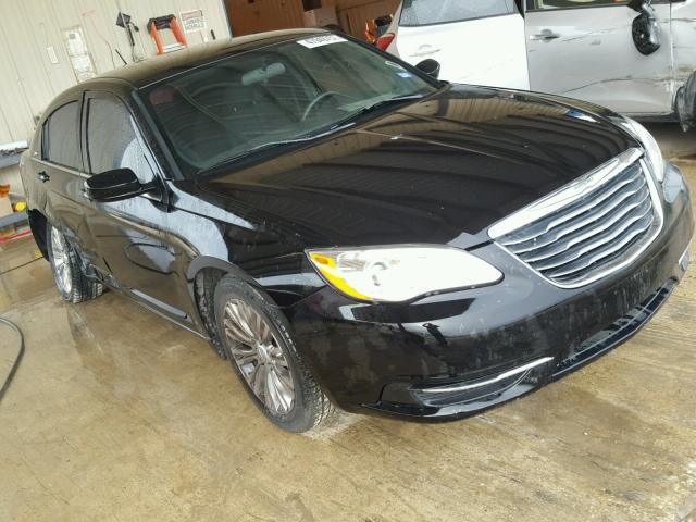 1C3CCBAB2CN126789 - 2012 CHRYSLER 200 LX BLACK photo 1