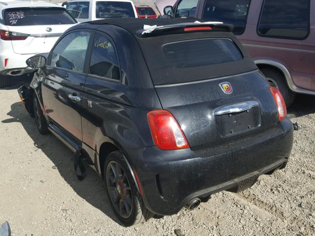 3C3CFFJHXDT660028 - 2013 FIAT 500 ABARTH BLACK photo 3