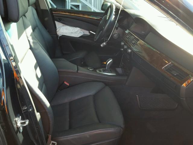 WBANW53548CT54457 - 2008 BMW 550 I BLACK photo 5