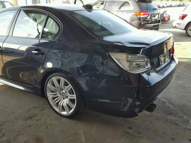 WBANW53548CT54457 - 2008 BMW 550 I BLACK photo 9