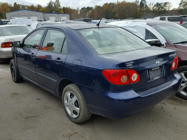 2T1BR32E96C688569 - 2006 TOYOTA COROLLA CE BLUE photo 3