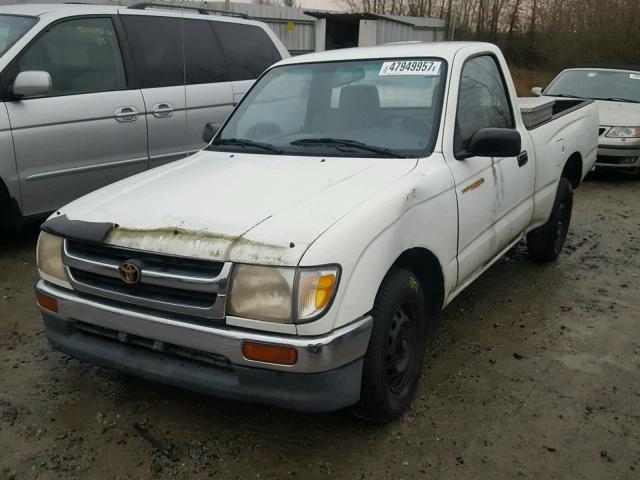 4TANL42N3VZ241904 - 1997 TOYOTA TACOMA WHITE photo 2