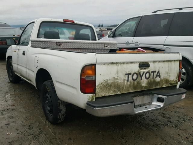 4TANL42N3VZ241904 - 1997 TOYOTA TACOMA WHITE photo 3