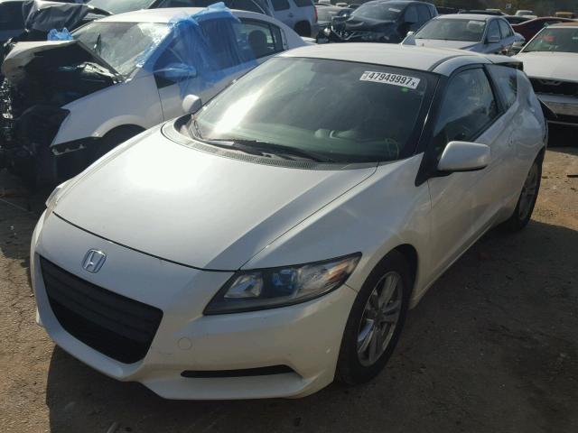 JHMZF1D46CS005090 - 2012 HONDA CR-Z WHITE photo 2