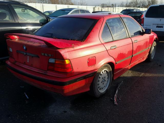 4USCD2324TLB30051 - 1996 BMW 328 I AUTO RED photo 4