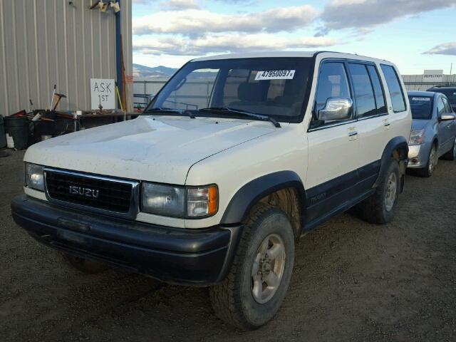 JACDJ58V1T7900461 - 1996 ISUZU TROOPER S WHITE photo 2