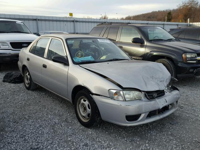 1NXBR12EX2Z642469 - 2002 TOYOTA COROLLA CE SILVER photo 1