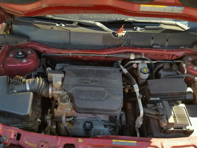 2CNDL13F656015630 - 2005 CHEVROLET EQUINOX LS RED photo 7