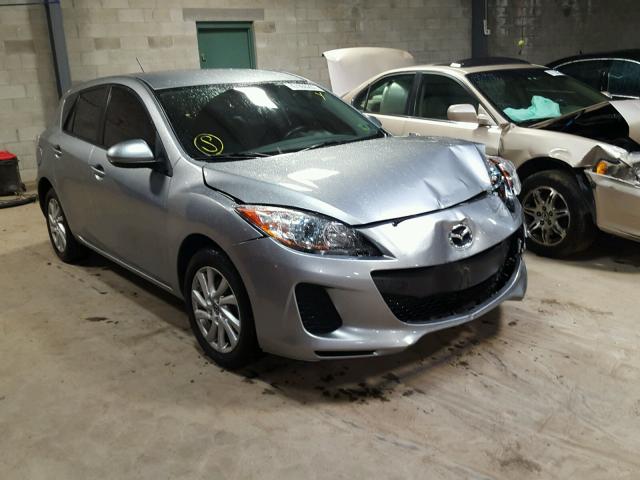 JM1BL1LP8D1831390 - 2013 MAZDA 3 I GRAY photo 1