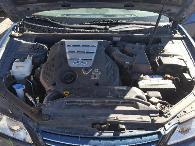 KMHFC46F88A321919 - 2008 HYUNDAI AZERA SE BLUE photo 7