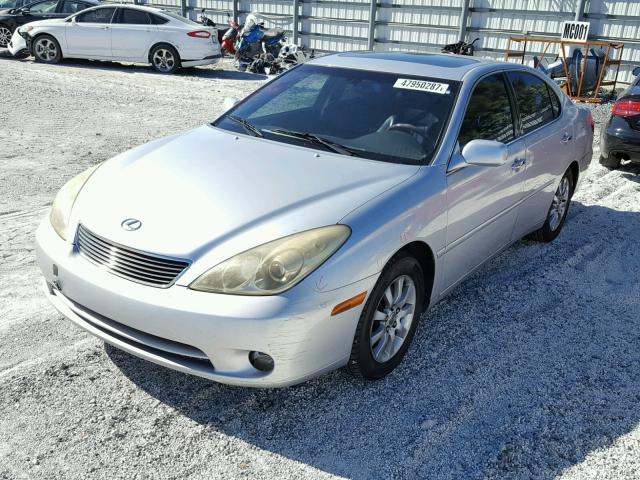 JTHBA30G355065356 - 2005 LEXUS ES 330 SILVER photo 2