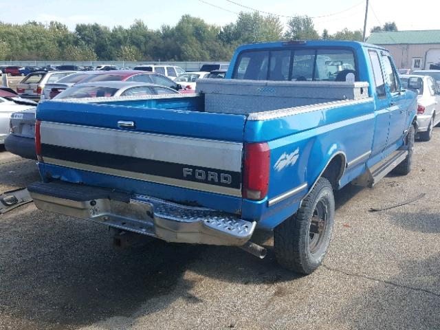 1FTHX26H4RKA97440 - 1994 FORD F250 BLUE photo 4