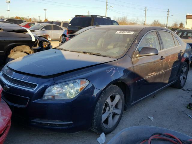 1G1ZC5E14BF177267 - 2011 CHEVROLET MALIBU 1LT BLUE photo 2