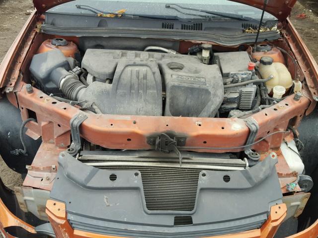 1G1AL55F177178001 - 2007 CHEVROLET COBALT LT ORANGE photo 7