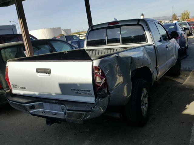 5TETU62N95Z073145 - 2005 TOYOTA TACOMA PRE GRAY photo 4