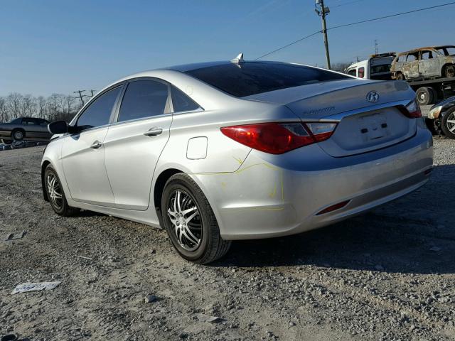 5NPEB4AC1BH054171 - 2011 HYUNDAI SONATA GLS SILVER photo 3