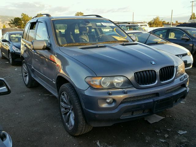 5UXFA13536LY43703 - 2006 BMW X5 3.0I GRAY photo 1