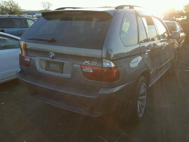 5UXFA13536LY43703 - 2006 BMW X5 3.0I GRAY photo 4