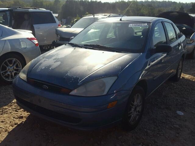 1FAHP3837YW249344 - 2000 FORD FOCUS ZTS BLUE photo 2