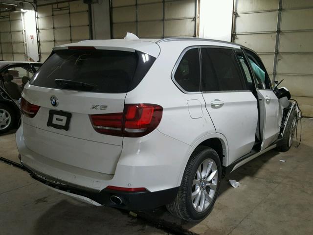 5UXKR0C56E0K44389 - 2014 BMW X5 XDRIVE3 WHITE photo 4