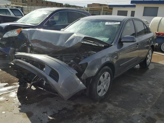 5NPET46C59H428894 - 2009 HYUNDAI SONATA GLS GRAY photo 2