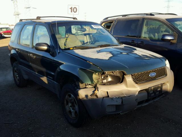 1FMYU01B91KF58938 - 2001 FORD ESCAPE XLS GREEN photo 1