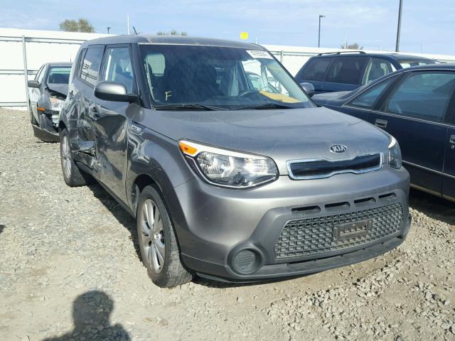 KNDJP3A5XF7115930 - 2015 KIA SOUL + GRAY photo 1